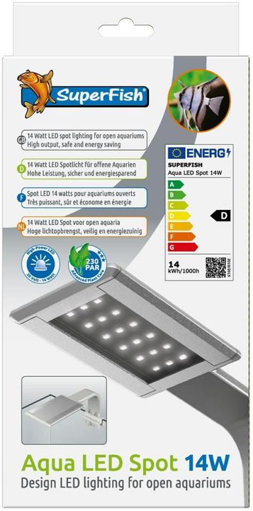 Actual product image SuperFish Aquarium light Aqua Led Spot 14W, product type (LED, 14 W)