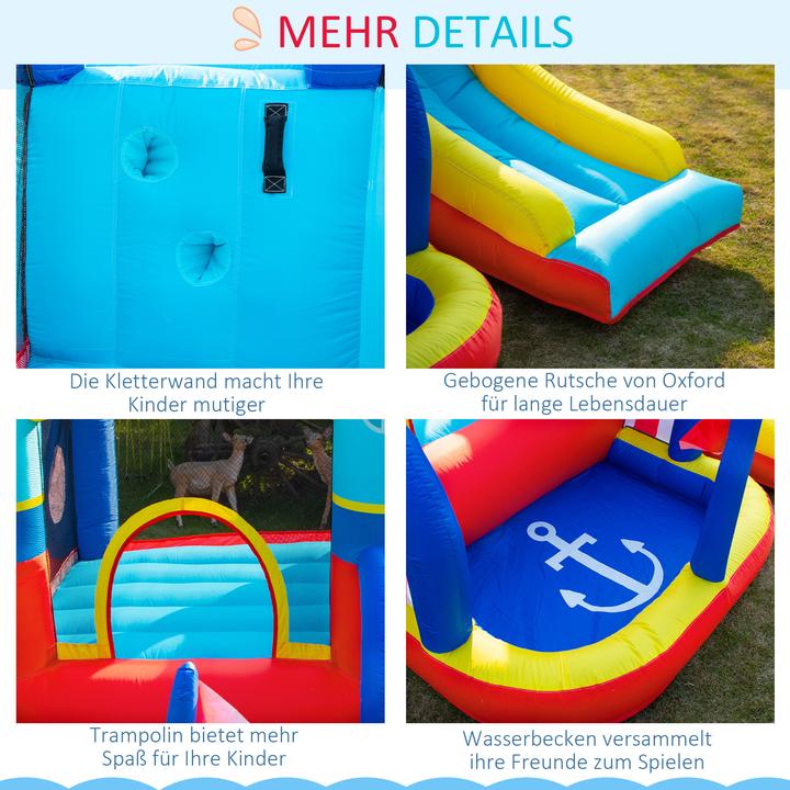 Immagine prodotto Outsunny Hüpfburg Oxford-Gewebe, Polyester-Gewebe mehrfarbig