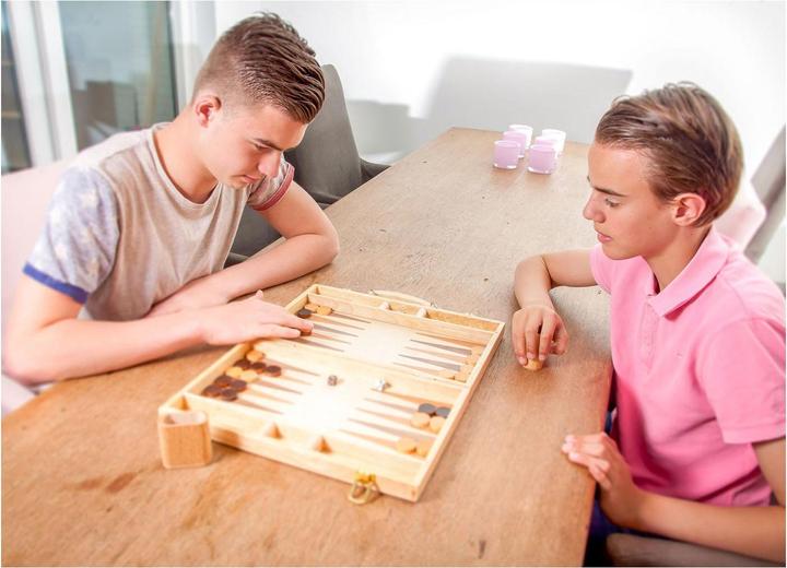 Image du produit Longfield Games Backgammon 15 bois incrusté (Allemand)