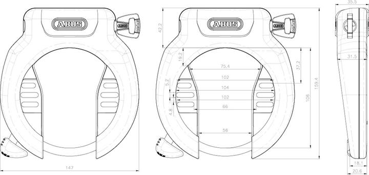 Produktbild Abus PRO AMPARO 4750S R black
