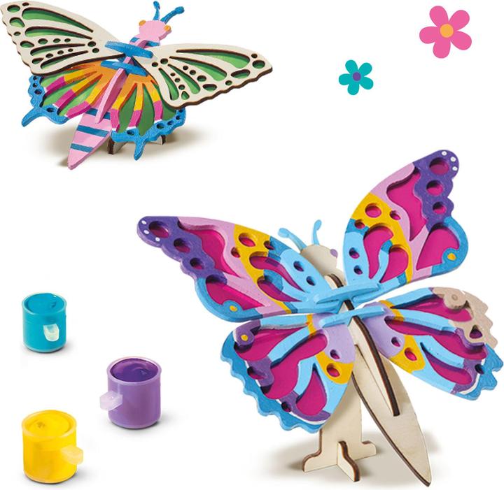 Actual product image Ses 14035 Decorate Wooden Butterflies