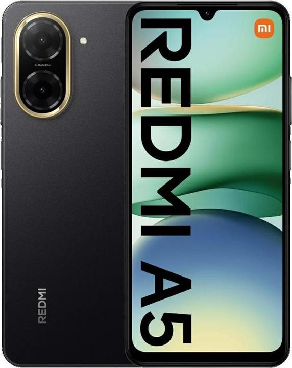 Produktbild Xiaomi Redmi A5 4G (64 GB, Midnight Black, 6.88", Dual SIM + SD, 32 Mpx, 4G)