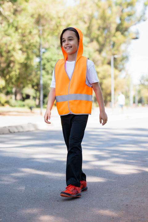 Actual product image Korntex Children's waistcoat with hoodie (XS)