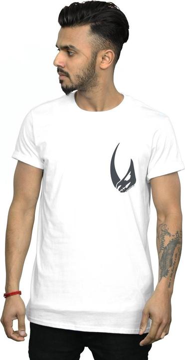 Actual product image Star Wars Mens The Mandalorian Rhino Emblem Pocket Print T-Shirt (XL)