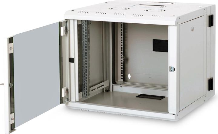 Actual product image Digitus Wall Mounting Cabinet Unique Series - double sectioned, pivoted (10.87 RU, 19 inch rack)