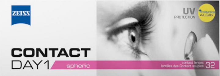 Image du produit Contact Day Journée Contact Zeiss 1 (32 pièce(s), Lentille journalière, Sphérique)