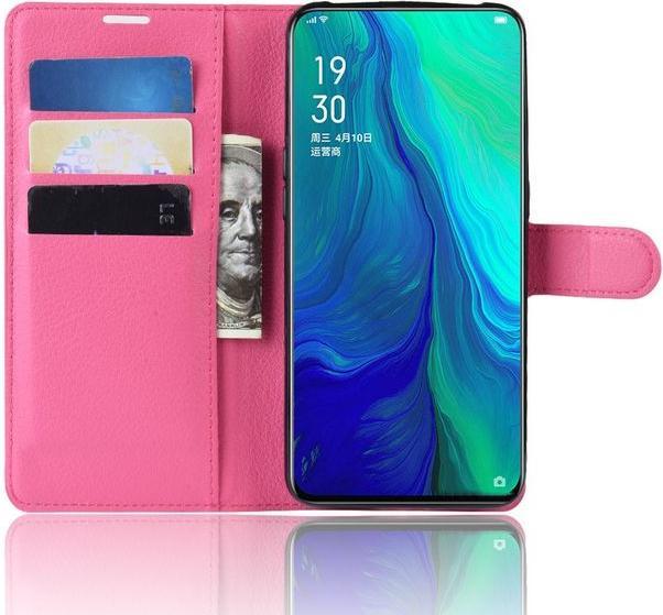 Actual product image MU Classic Litchi Leather Bookcover Series (Oppo Reno 10x Zoom, Oppo Reno 5G)