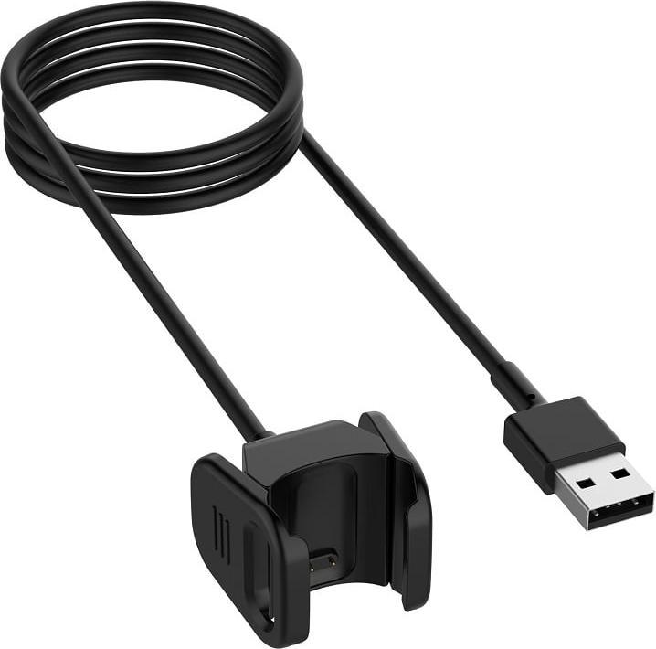 JTI Caricatore dock con culla USB - compatibile con Fitbit Charge 3, 1 m