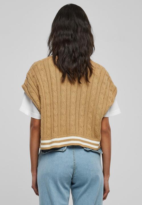 Image du produit Urban Classics Ladies Cropped Knit College Slipover (XL)