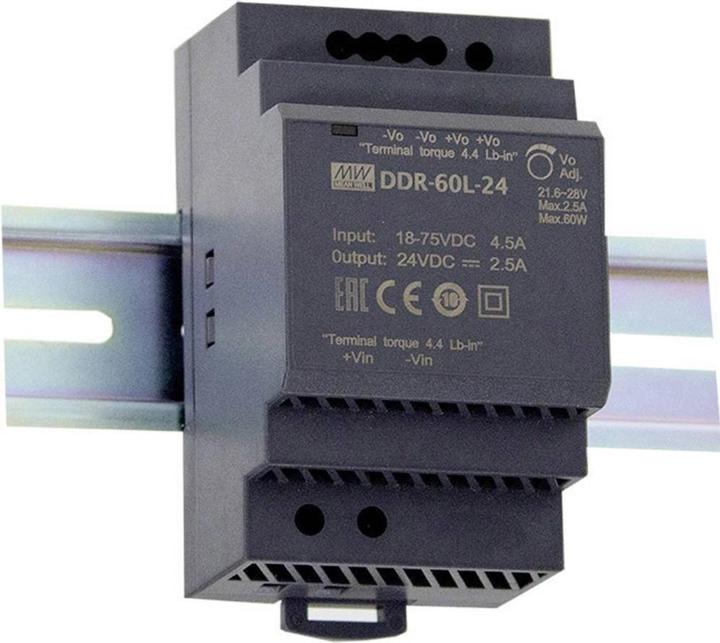 MeanWell Hutschienen-DC/DC-Wandler (DIN-Rail)