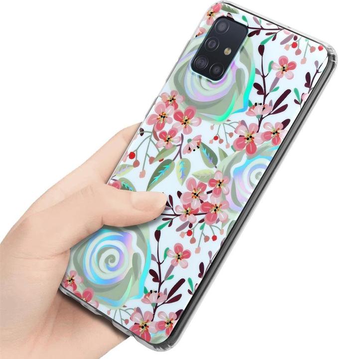 Image du produit Cadorabo Couverture IMD TPU Fleurs & Feuilles colorées (Samsung Galaxy M40s)