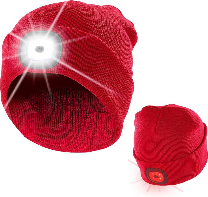 Produktbild Lunartec Strickmütze mit LEDs
