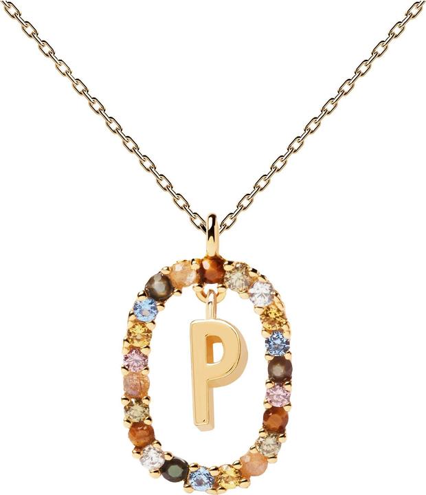 Actual product image Pd Paola New Letters P Necklace (Silver 925, 50 cm)