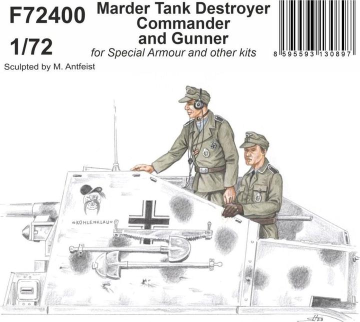 Immagine prodotto CMK Comandante e artigliere del carro armato Marder 1/72