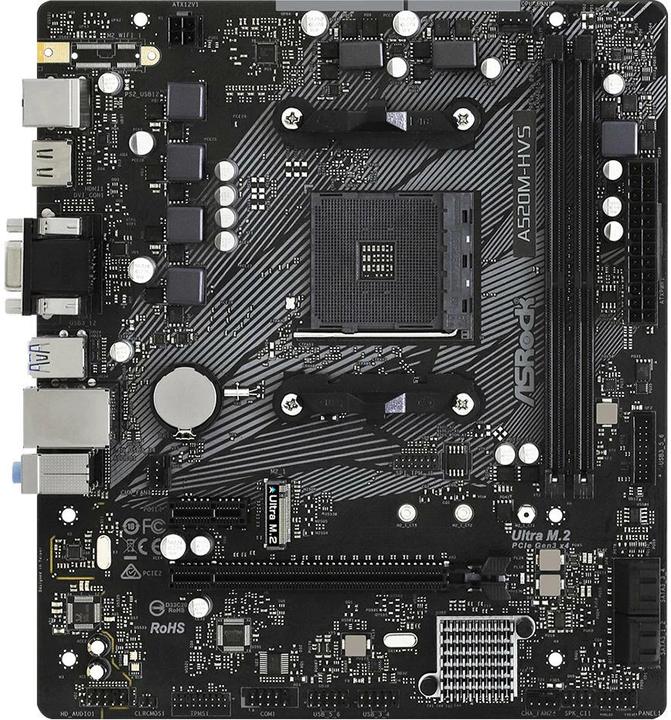 Immagine prodotto AsRock A520M-HVS (AM4, AMD A520, mATX)