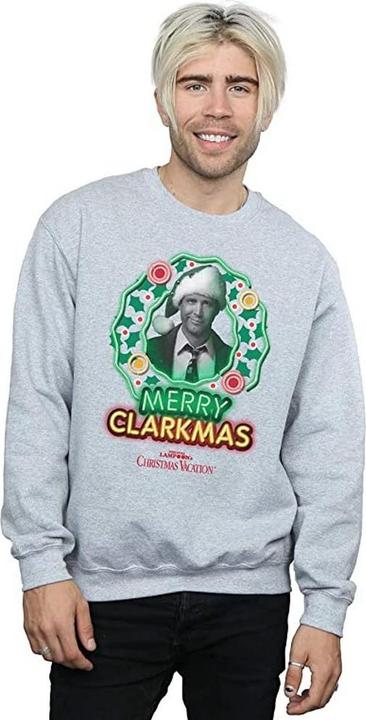 Produktbild National Lampoon´s Vacation National Lampoon's Christmas Vacation Greyscale Clarkmas Sweatshirt weihnachtliches Design (XXL)