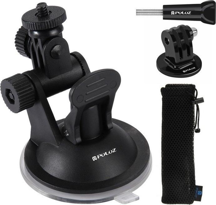 Immagine prodotto Puluz Supporto per auto in vetro per GOPRO Hero, DJI Osmo Action PU51 (eroe 5, Eroe 3, Eroe, Eroe 3+, Eroe 7, Eroe 4, Eroe 6, Eroe 2)