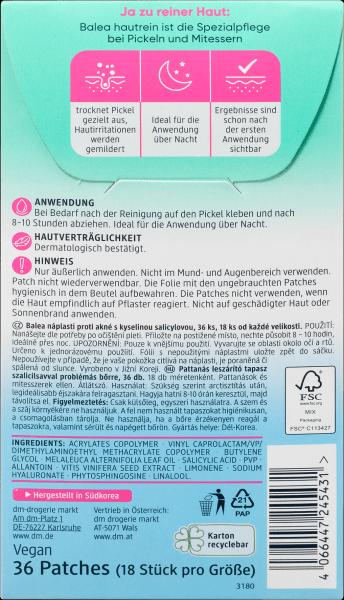 Actual product image dm Balea Anti-pimple patches