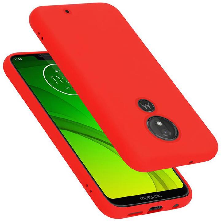 Actual product image Cadorabo TPU Liquid Silicone Case Cover (Motorola Moto G7 Power)