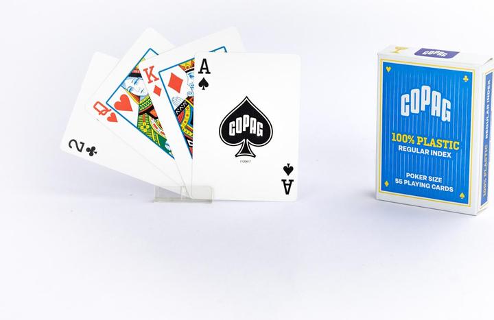 Productafbeelding Copag Plastic pokerkaarten Deck Regular (Duits, Frans, Italiaans, Engels)