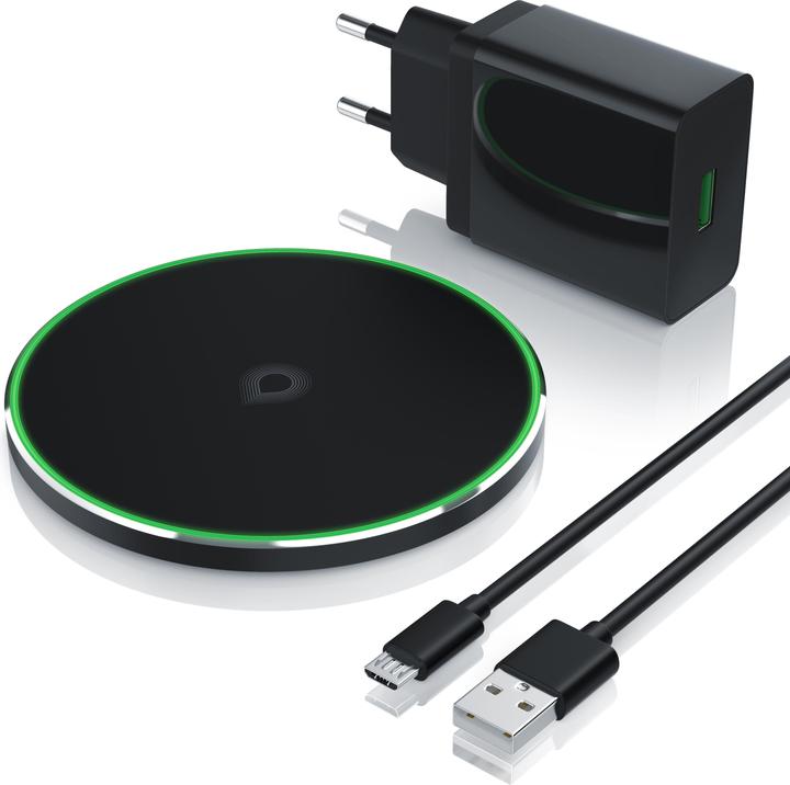 Produktbild Aplic USB Ladegerät QC 3.0 + Wireless Qi Charger (10 W)