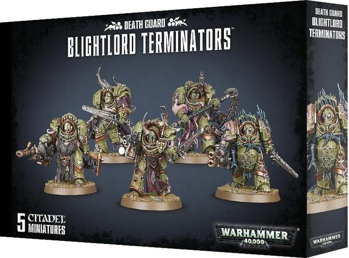 Actual product image Games Workshop Warhammer 40k - Death Guard Blightlord Terminators (Plastic)
