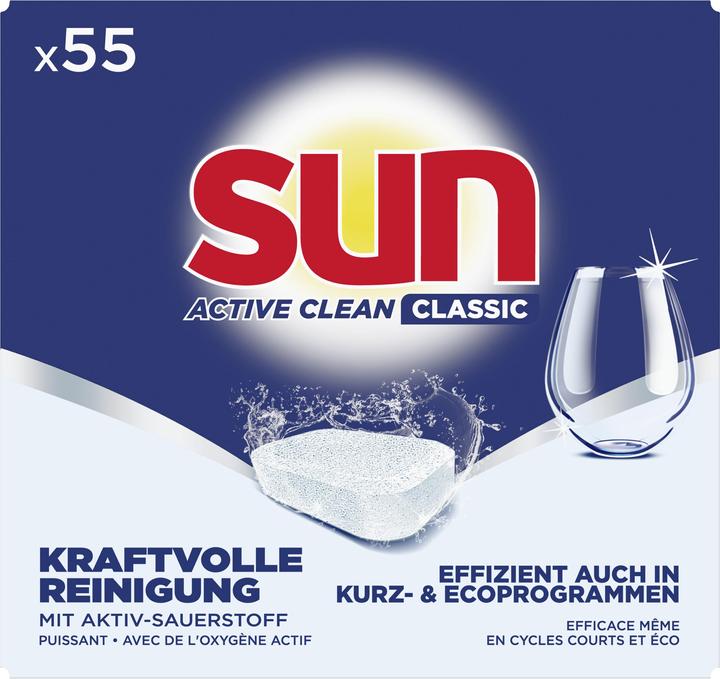 Actual product image Sun Classic Active Clean Tabs Regular 55x (Tabs)