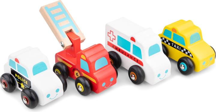Produktbild New Classic Toys Fahrzeugset - 4 Fahrzeuge