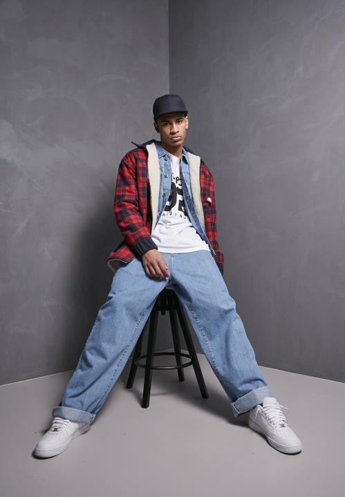 Actual product image Southpole Check Flannel Sherpa Jacket (S)