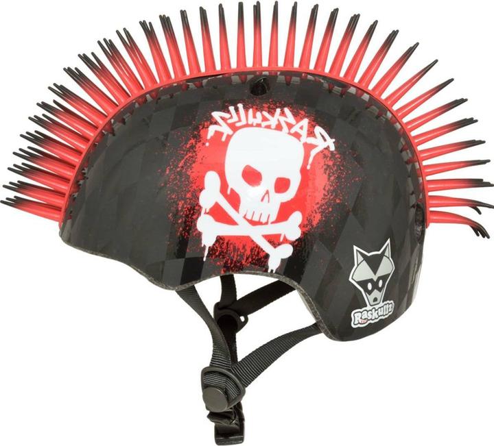 Actual product image C-Preme Unisex Youth x Bicycle Helmets, Skull Hawk red, S (50cm-54cm) (50 - 54 cm)