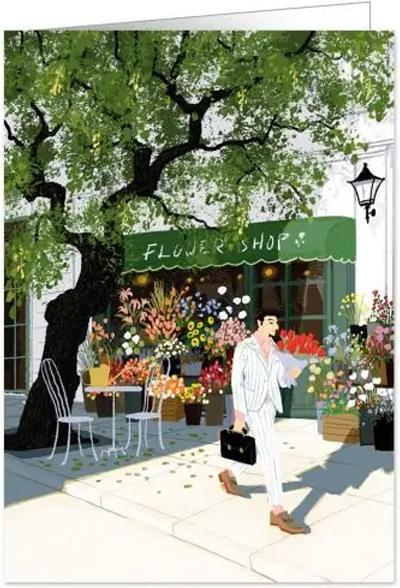 Image du produit Quire Carte Homme avec fleurs (1 pcs)