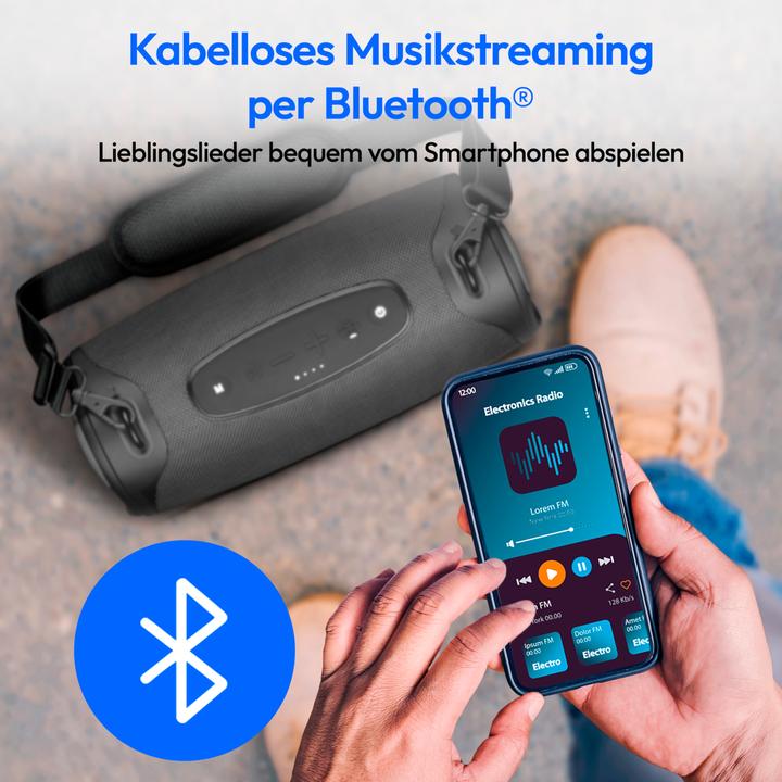 Immagine prodotto Medion LIFE® P61762 Altoparlante Bluetooth® portatile (47 h)
