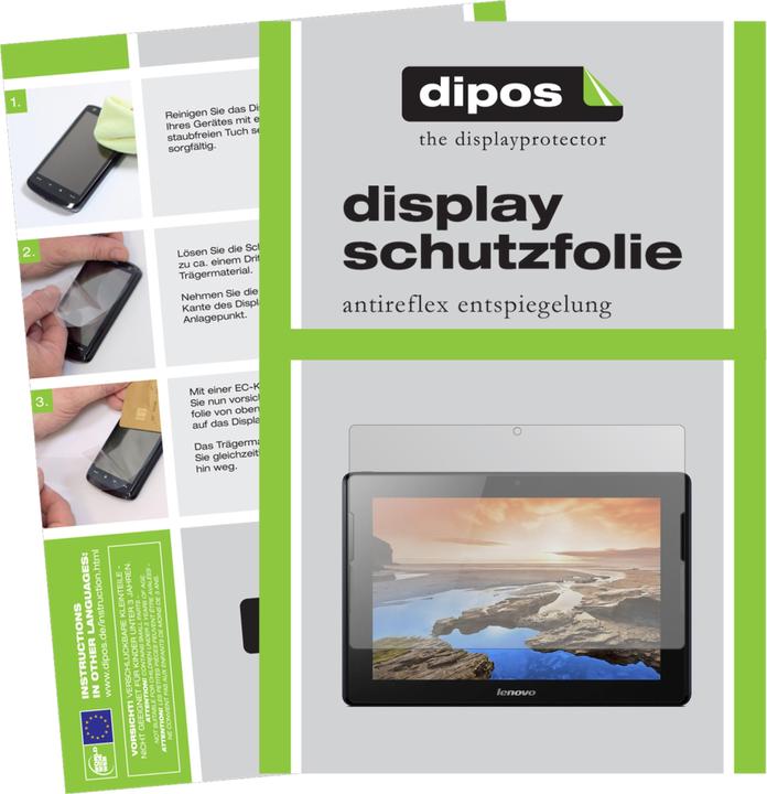 Produktbild Dipos Displayschutzfolie Antireflex (2 Stück, Lenovo A10-70)