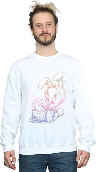 Produktbild Looney Tunes Tweety Pie Easter Egg Sketch Sweatshirt (S)