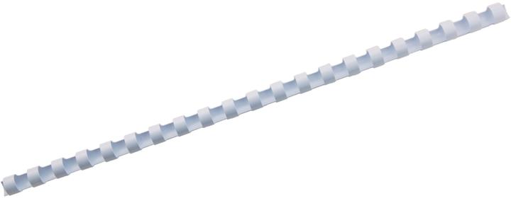 Produktbild GBC Binderücken 8mm, 21 Ringe, weiss, 100 Stk.