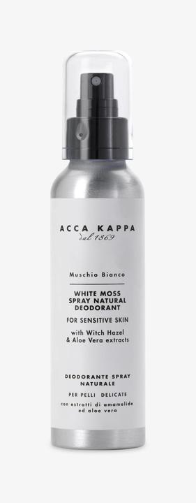 Immagine prodotto Acca Kappa Spray deodorante al muschio bianco (Getto vaporizzato, 125 ml)
