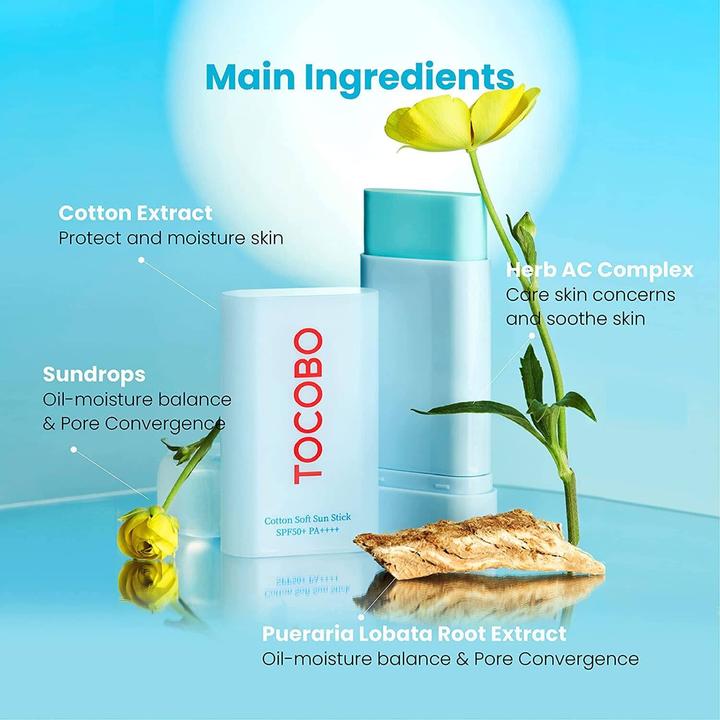 Immagine prodotto Tocobo Cotton Soft Sun Stick (Crema solare, SPF 50+, 19 g)