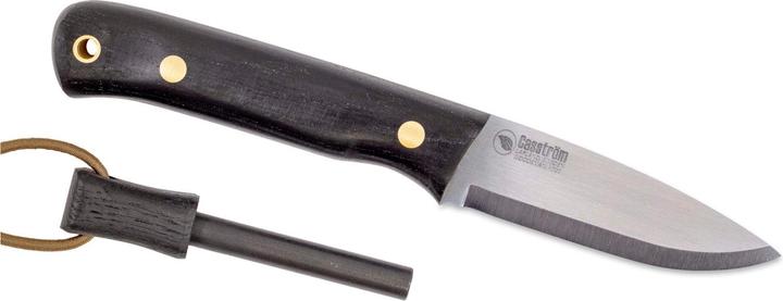 Produktbild Casström Woodsman Bog Oak Bushcraftmesser mit Feuerstahl (8.80 cm)