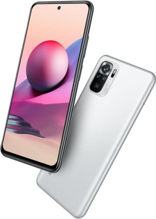 Xiaomi Redmi Note 10s (128 GB, Pebble White, 6.43", Dual SIM, 64 Mpx, 4G)