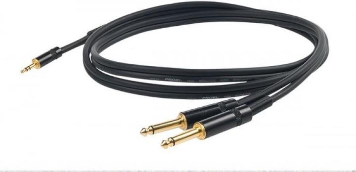 Produktbild Proel Y-Mono (1.50 m, 3.5mm Klinke (AUX), 6.3mm Klinke (Jack))