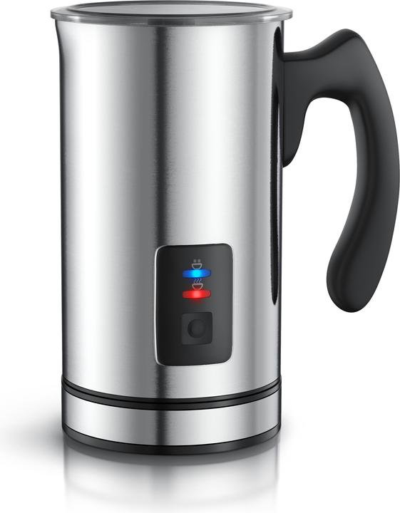 Immagine prodotto Arendo Montalatte, 500 W, montalatte automatico in acciaio inox - MILKSKY Silver (24 cl)
