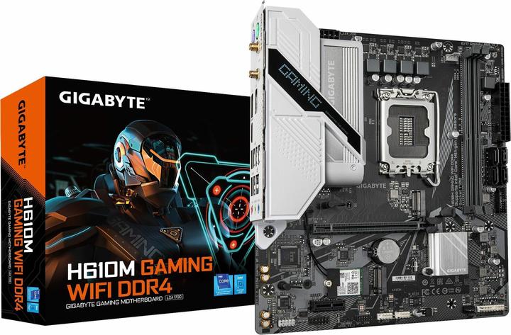 Actual product image Gigabyte H610M Gaming WIFI DDR4 (LGA 1700, Intel H610 Express, mATX)