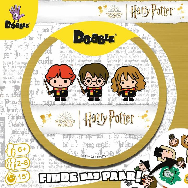 Actual product image Zygomatic ZYGD0025 - Dobble Harry Potter, card game, for 2-8 players, ages 6+ (DE edition) (German)