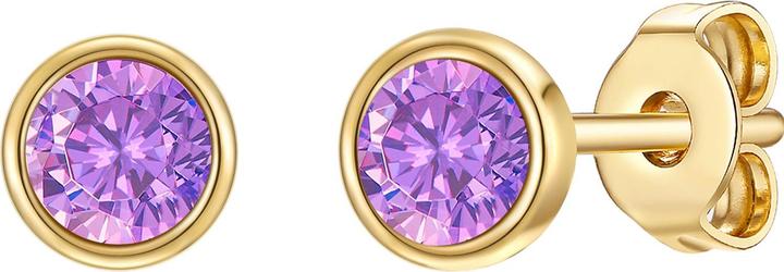 Produktbild Glanzstücke München Damen Sterling Silber Amethyst gelbgold - 28713 (Sterling Silber)
