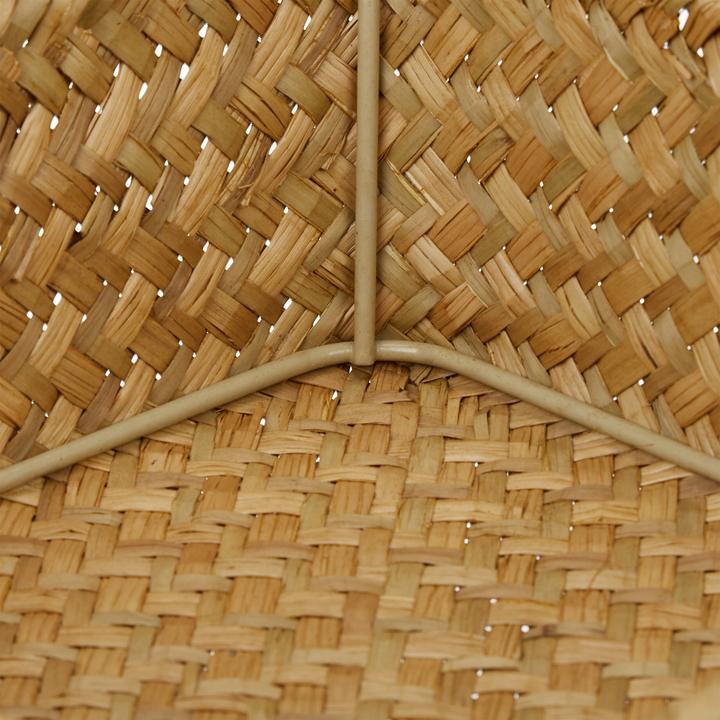 Actual product image Relaxdays 3-piece seagrass storage basket set (3 x, 23 x 23 x 8.5 cm)