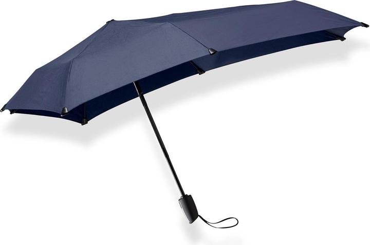Senz Mini Automatic Foldable Storm Regenschirm, Midnight Blau