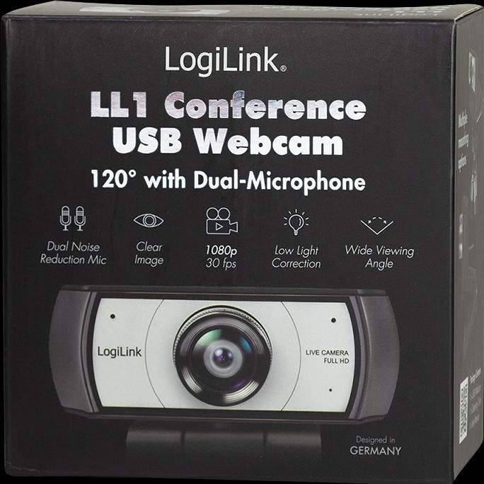 Actual product image LogiLink 30 fps, f/2.4, 120°, USB (2 Mpx)