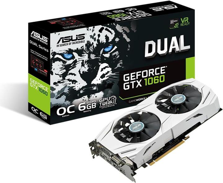 Produktbild ASUS GeForce DUAL GTX 1060 O6G (6 GB)