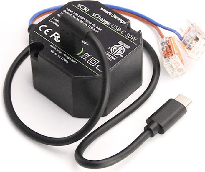 Produktbild smart things sC30 sCharge Unterputz Netzteil 30W USB-C (30 W)