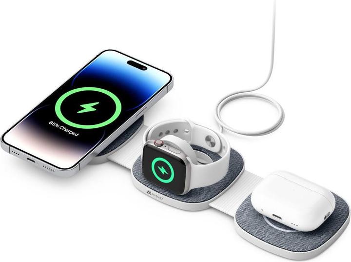 Actual product image Misura MH06 Foldable wireless magnetic charger - GRAY